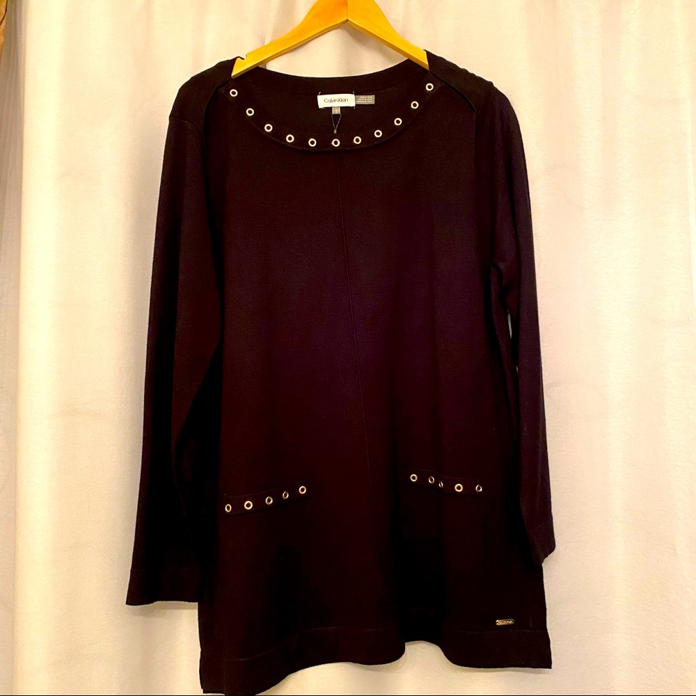 ‼️Black tunic sweater | Calvin Klein